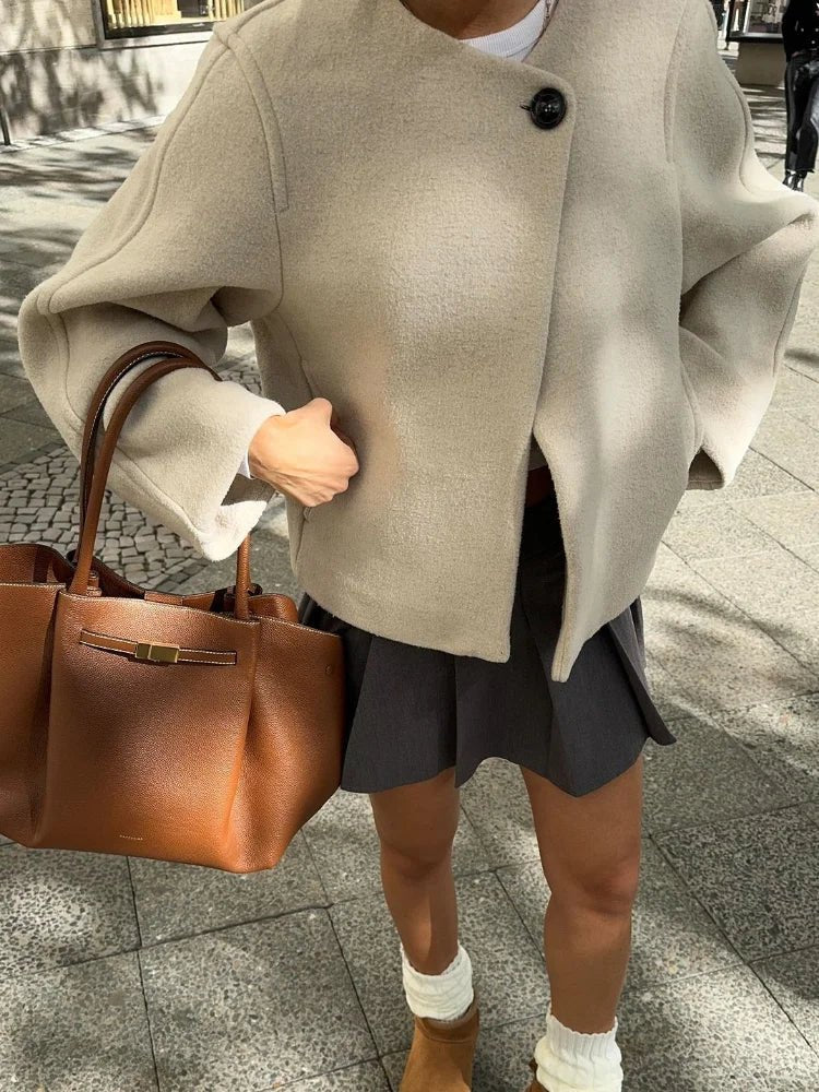 Adrita One Button Coat