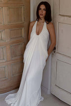 Celia Ruffled Tulle Maxi Dress