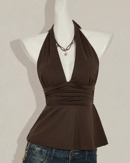 Gia Polka Dot Halter Top