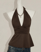 Gia Polka Dot Halter Top