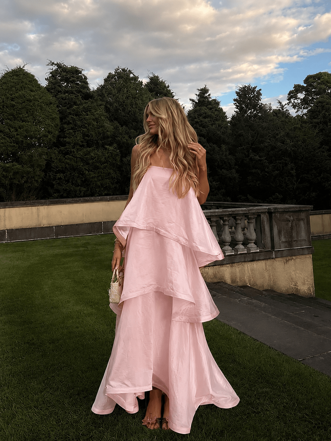 Daria Layered Ruffle Maxi Dress