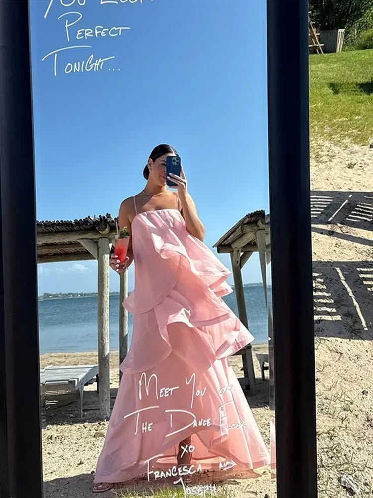 Daria Layered Ruffle Maxi Dress