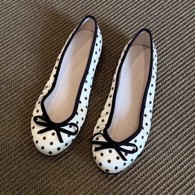 Aelita Polka Dot Ballet Flats