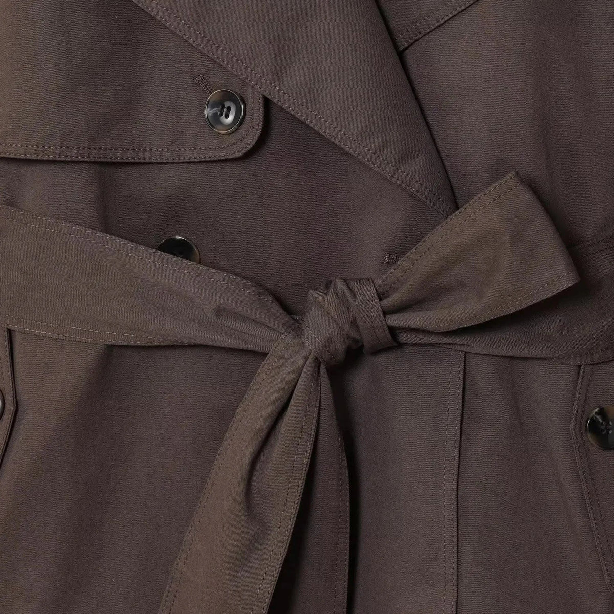 Dianna Belted Short Trench Coat