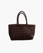 Eira Handwoven Leather Tote Bag