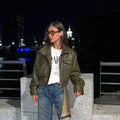 Aellinne Faux Leather Jacket