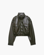 Aellinne Faux Leather Jacket