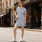 Teresa Crochet Fringe Shirt & Skirt Set