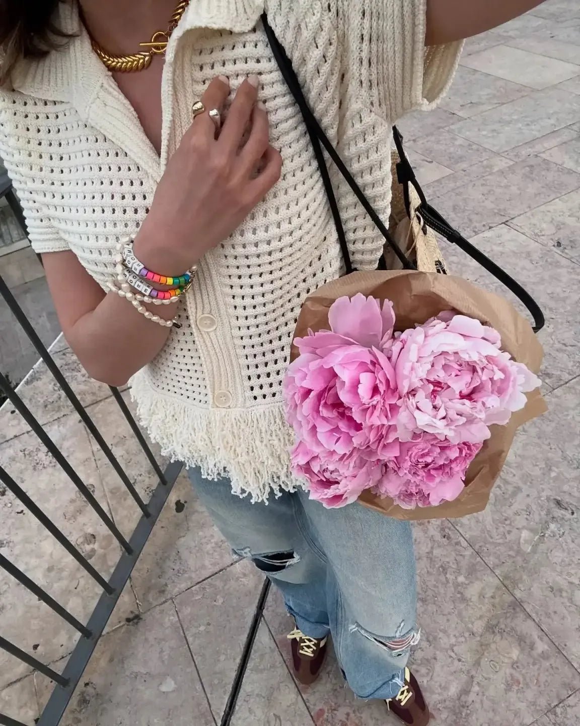 Teresa Crochet Fringe Shirt & Skirt Set