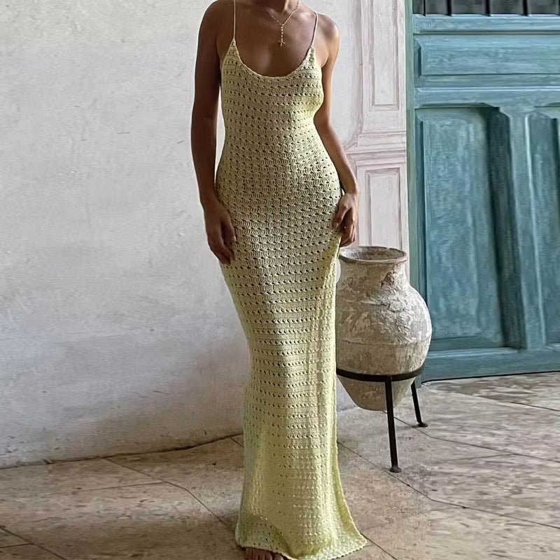 Aemilia Crochet Slip Dress