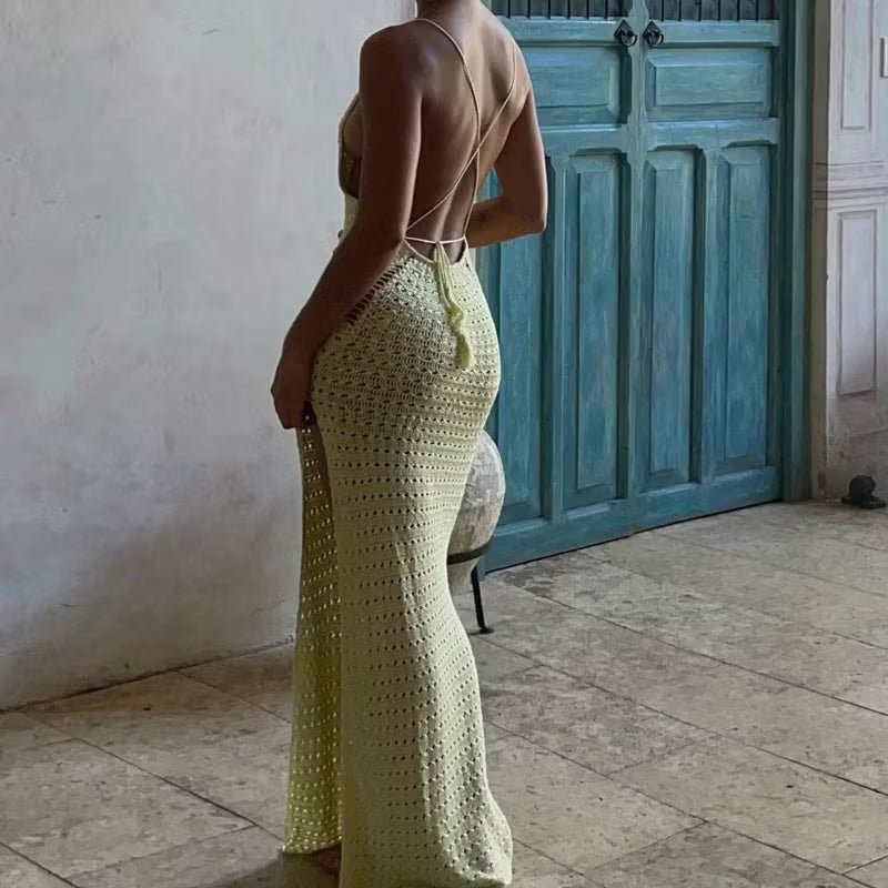 Aemilia Crochet Slip Dress