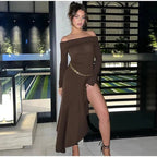 Jasmin Ruffle Maxi Dress