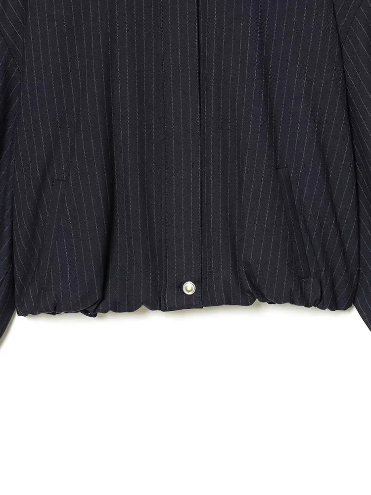 Mia Striped Button Jacket
