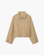 Ellaria Puff Sleeve Bomber Jacket