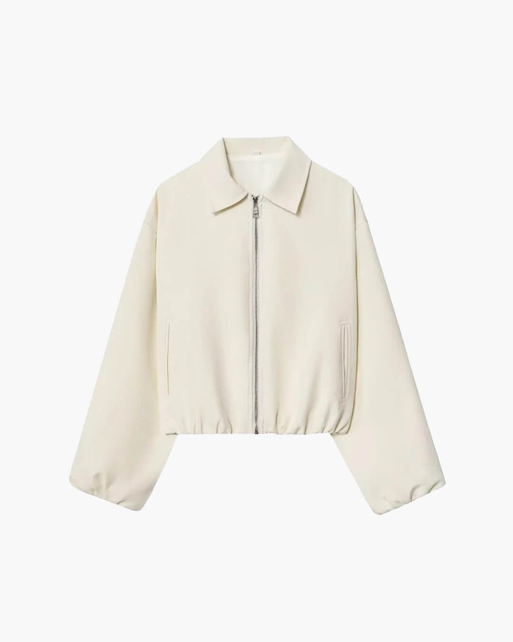 Ellaria Puff Sleeve Bomber Jacket