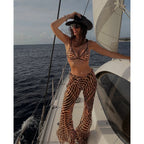 Emiliana Leopard Sheer Cover-Up Set