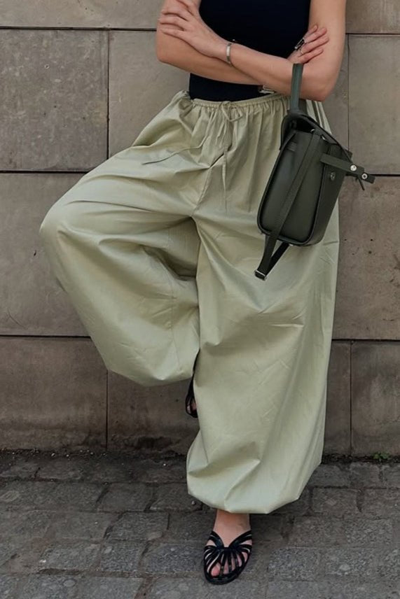 Fenella Elastic Waist Baggy Pants