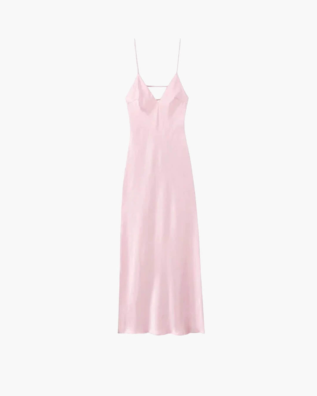 Fiora Satin Backless Maxi Dress