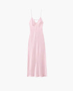 Fiora Satin Backless Maxi Dress