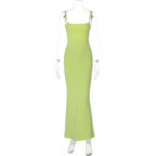 Genna V Neck Strap Maxi Dress
