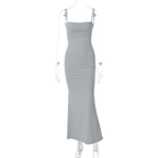 Genna V Neck Strap Maxi Dress