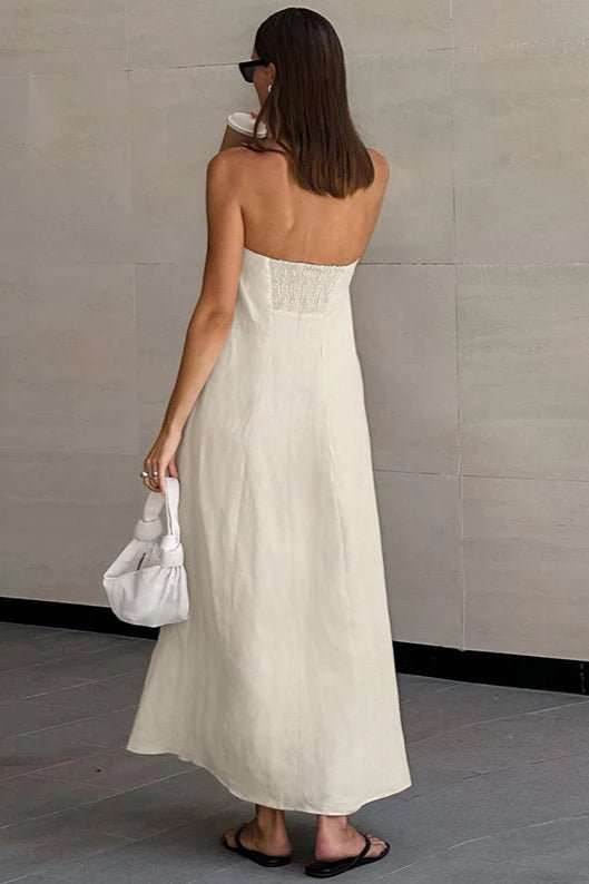 Hana Strapless Backless Maxi Dress