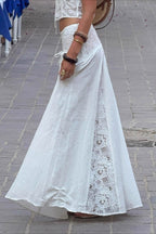 Hanna Low Waist Lace Maxi Skirt
