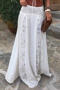 Hanna Low Waist Lace Maxi Skirt