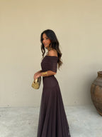 Hannah Mesh Maxi Dress