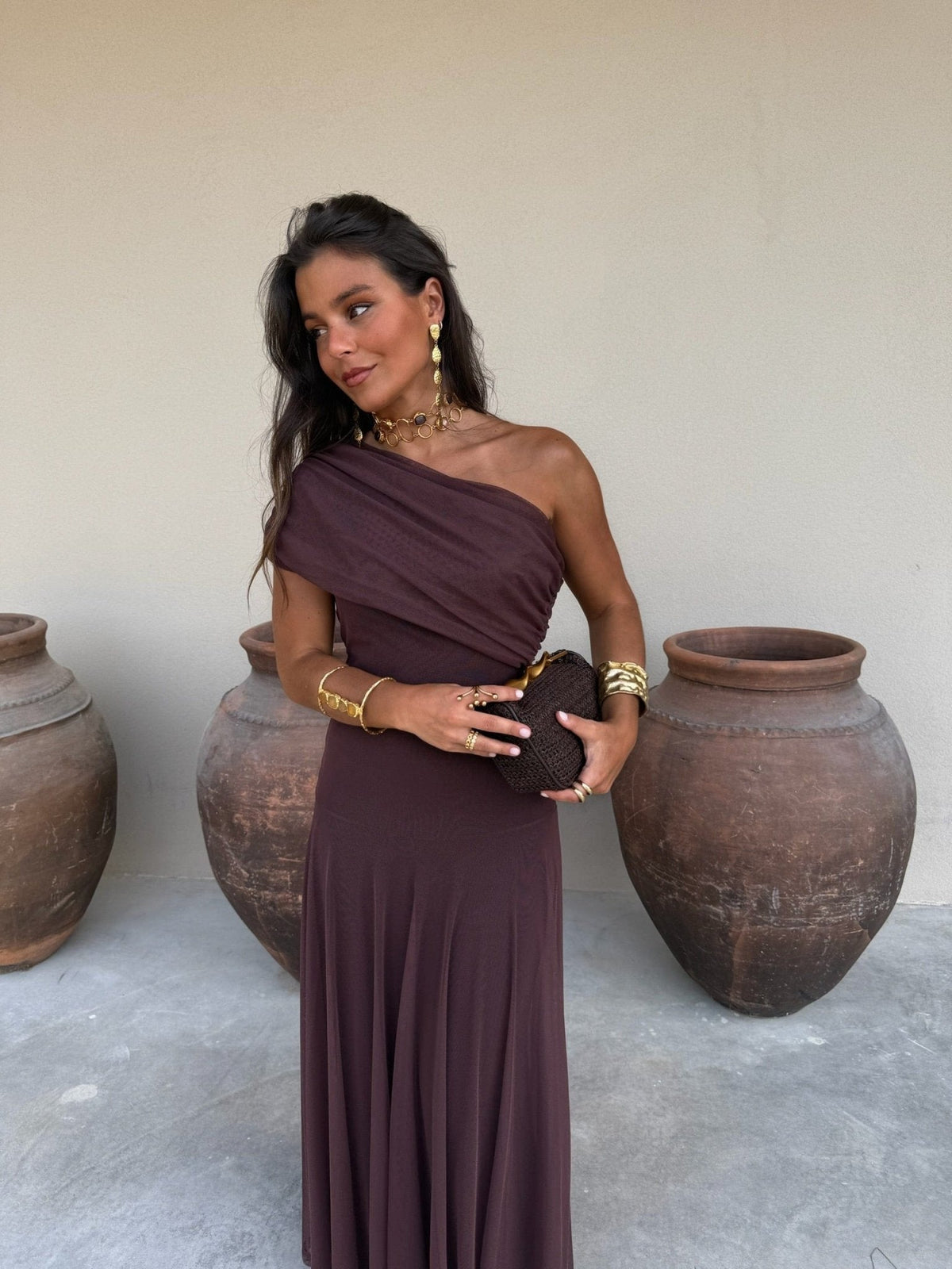Hannah Mesh Maxi Dress