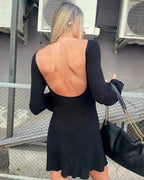 Hilma Open Back Mini Dress