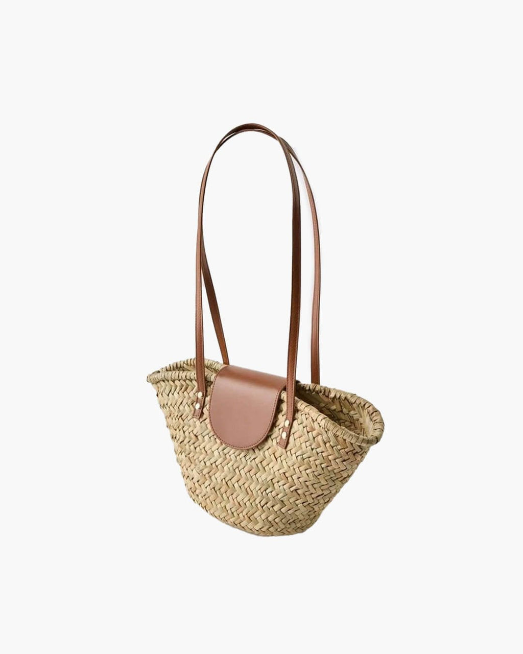 Ingela Woven Rattan Shoulder Bag