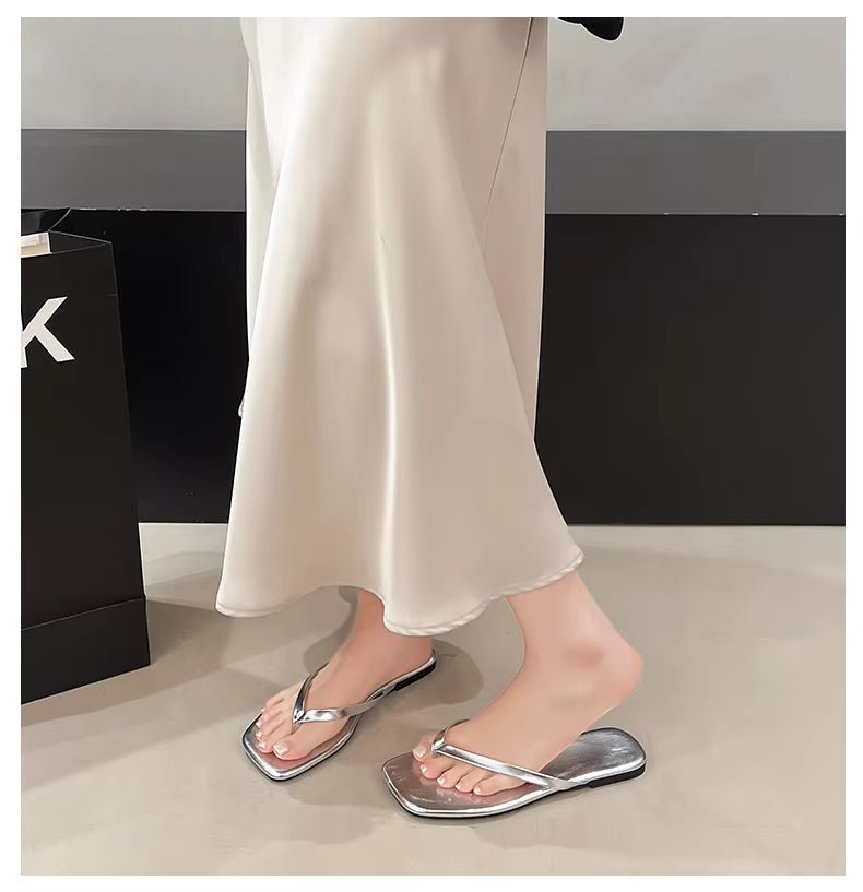 Ella Square-Toe Beach Sandal