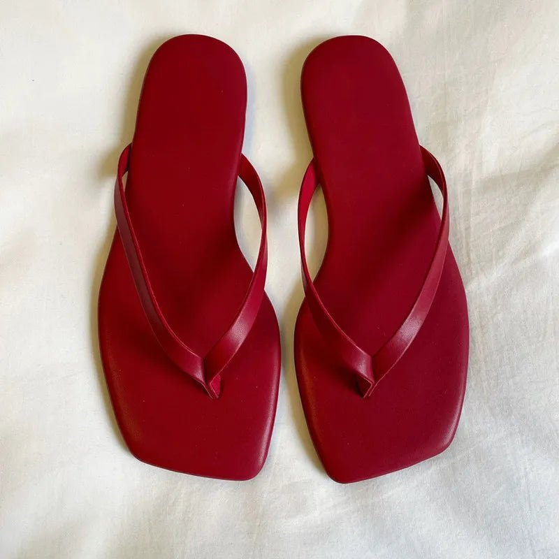 Ella Square-Toe Beach Sandal