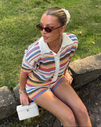 Angela Striped Crochet Co-ord Set