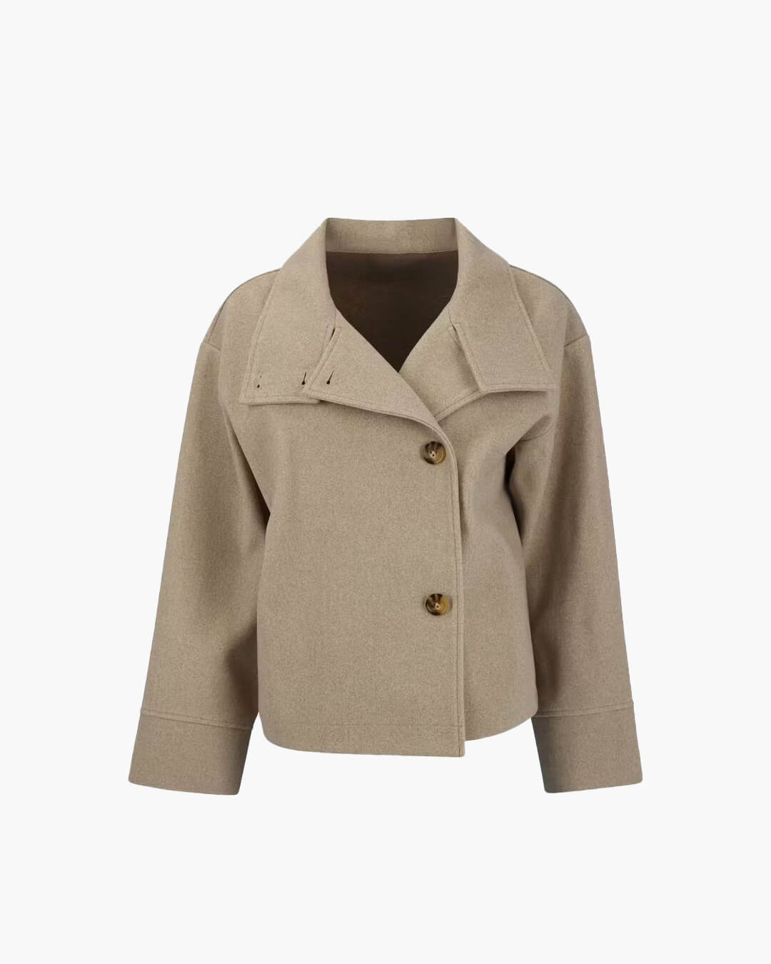 Aestra Elegant Jacket with Stand Collar