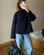 Aestra Elegant Jacket with Stand Collar