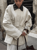 Isadora Drawstring Oversized Jacket