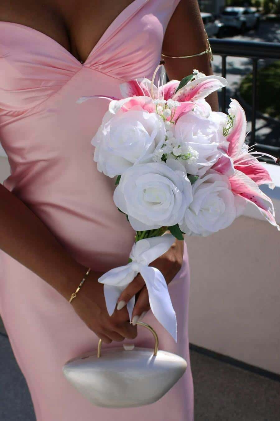 Jane Satin Off Shoulder Maxi Dress