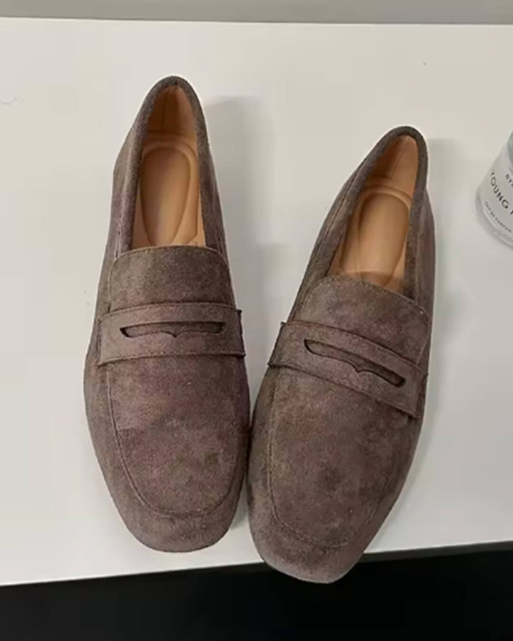 Janna Suede Slip-On Loafers