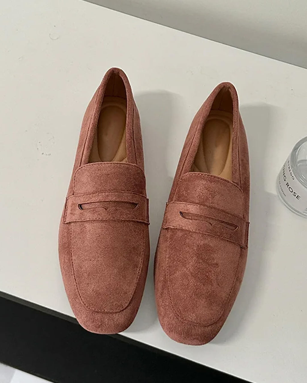 Janna Suede Slip-On Loafers
