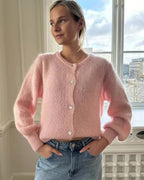 Aetida Fuzzy Knit Cardigan
