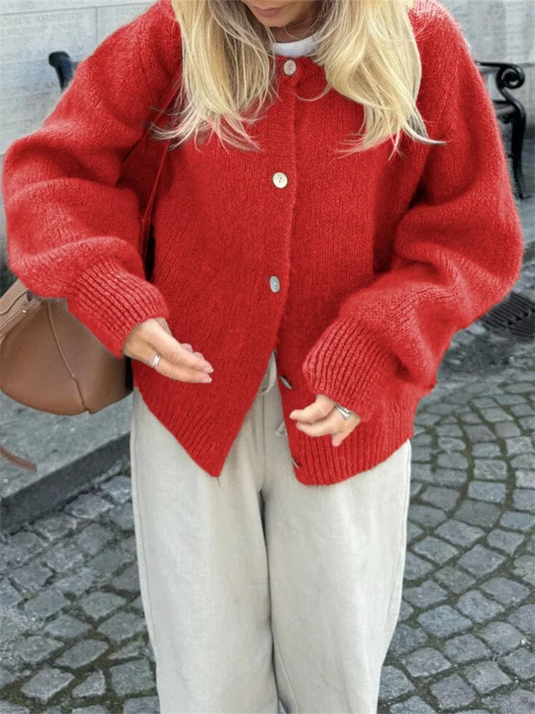 Aetida Fuzzy Knit Cardigan