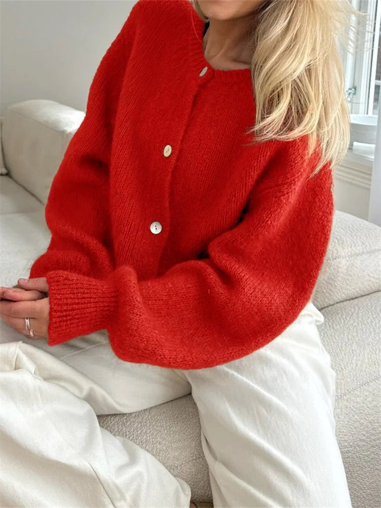 Aetida Fuzzy Knit Cardigan