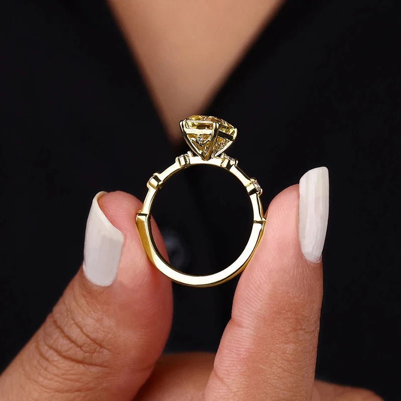 Aetosa Square Zirconia Ring