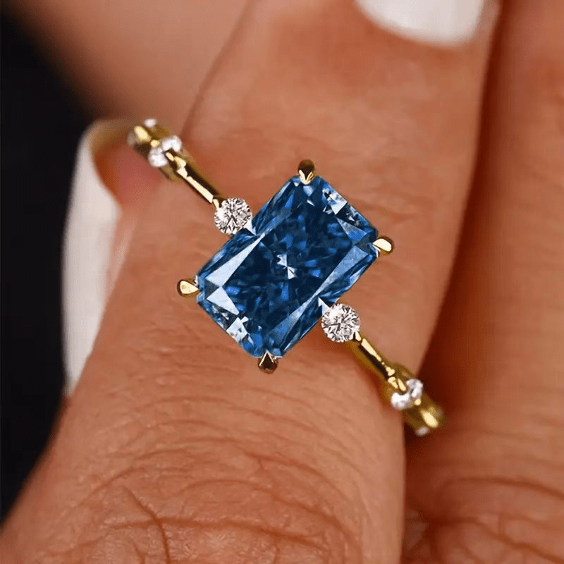 Aetosa Square Zirconia Ring