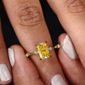 Aetosa Square Zirconia Ring