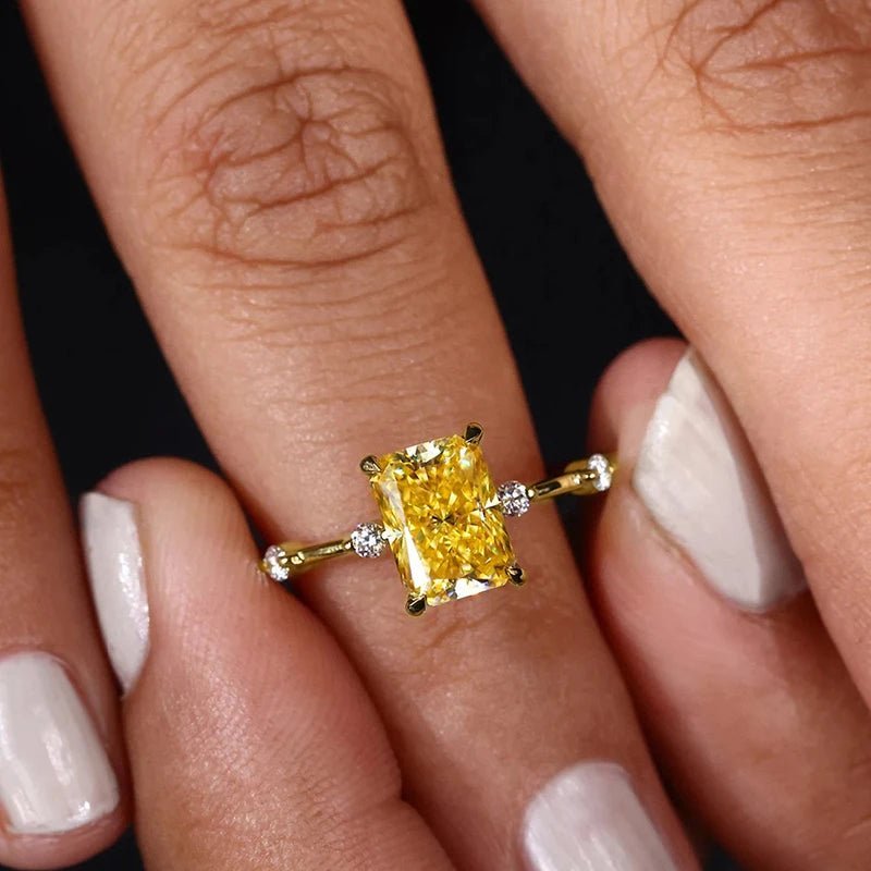 Aetosa Square Zirconia Ring