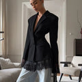 Joanne Blazer with Lace Details