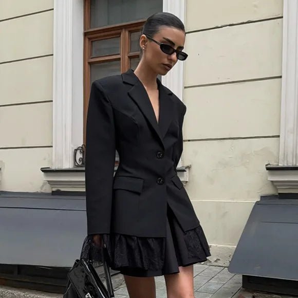 Joanne Blazer with Lace Details